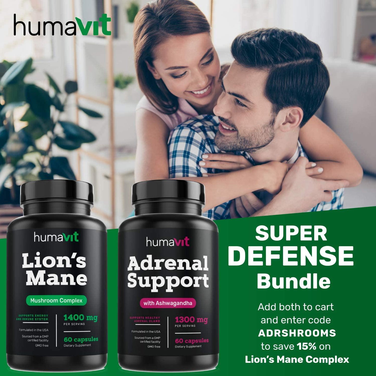 Adrenal Support and Cortisol Manager for Adrenal Fatigue, Stress Relief, Anxiety, Focus, Brain Fog with Ashwagandha Rhodiola Rosea, Ginseng, L-Tyrosine and More Adaptogen Blend 60 Non GMO Capsules