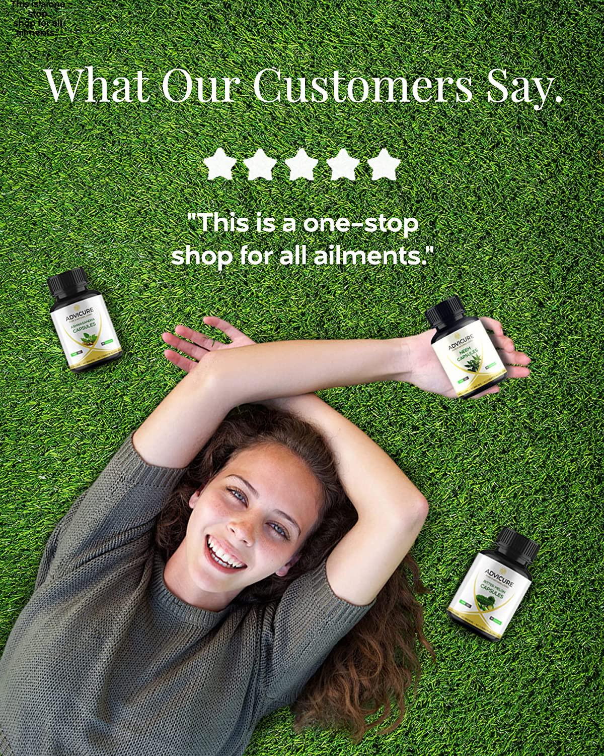 Advicure Pure Himalayan Shilajit 1000mg Extract 180 Veg Capsules Pack Natural Ayurvedic Supplement Tablets for Men Women