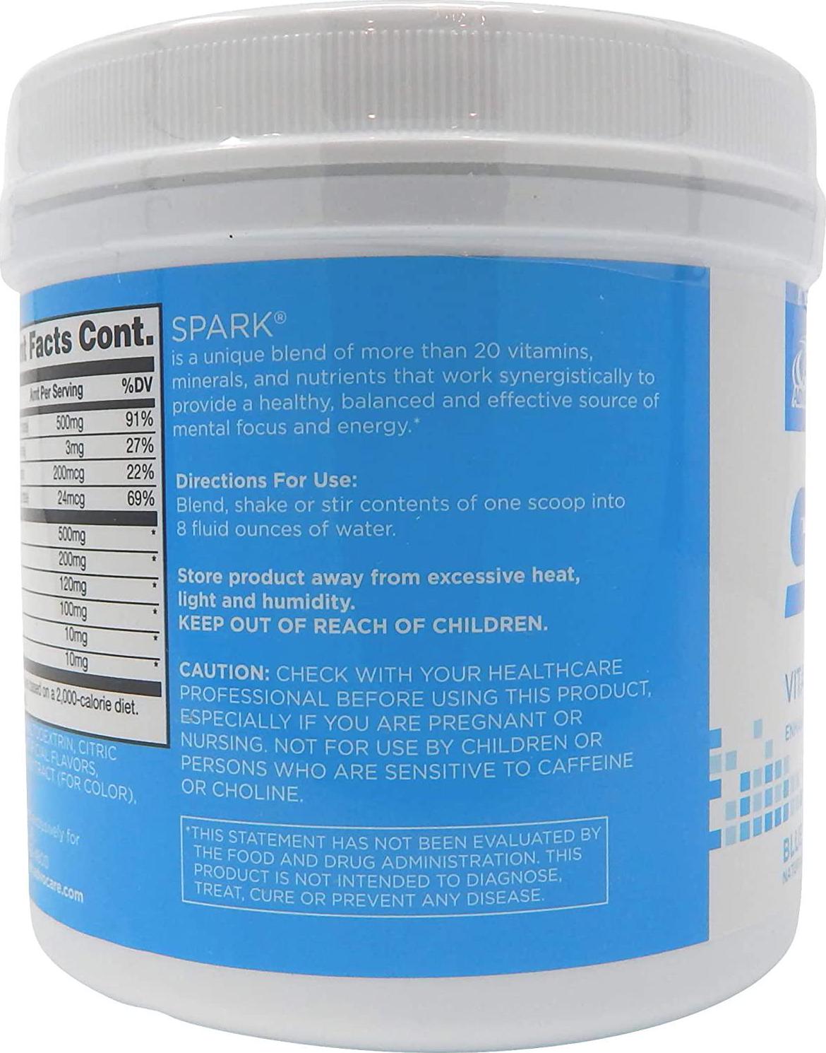 Advocare Spark Blue Raspberry Energy Formula (42 Serving)