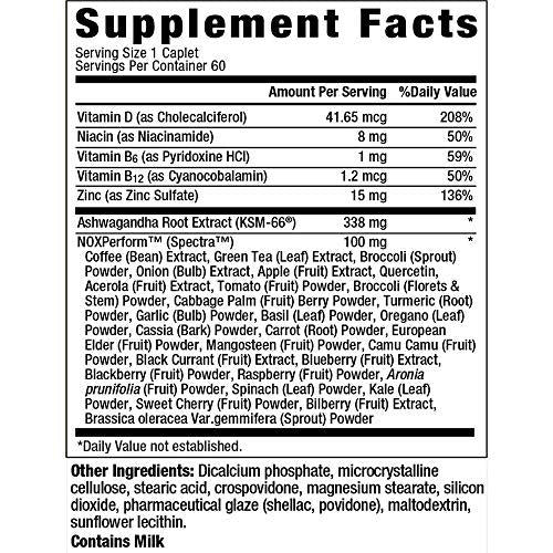 Ageless Male Max Total Testosterone Booster and Ruby Reds Superfood Supplement - Boost Total Testosterone and Support Overall Health with Powerful Fruit and Vegetable Superfood