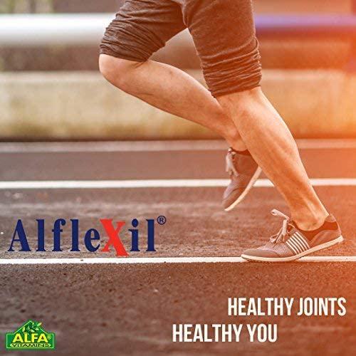 Alflexil Premium Glucosamine and Chondroitin Nutritional Supplement - Healthy Joint, Bone and Knee Support - Rich In MSM and Collagen - Organic natural Ingredients - Made In USA - 120 Capsules