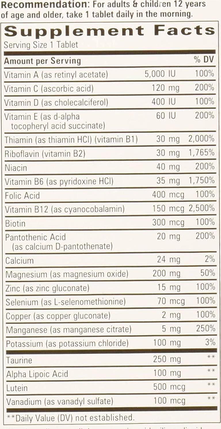 Alpha Betic Multi-Vitamin Caplets 30 Caplets (Pack Of 3)