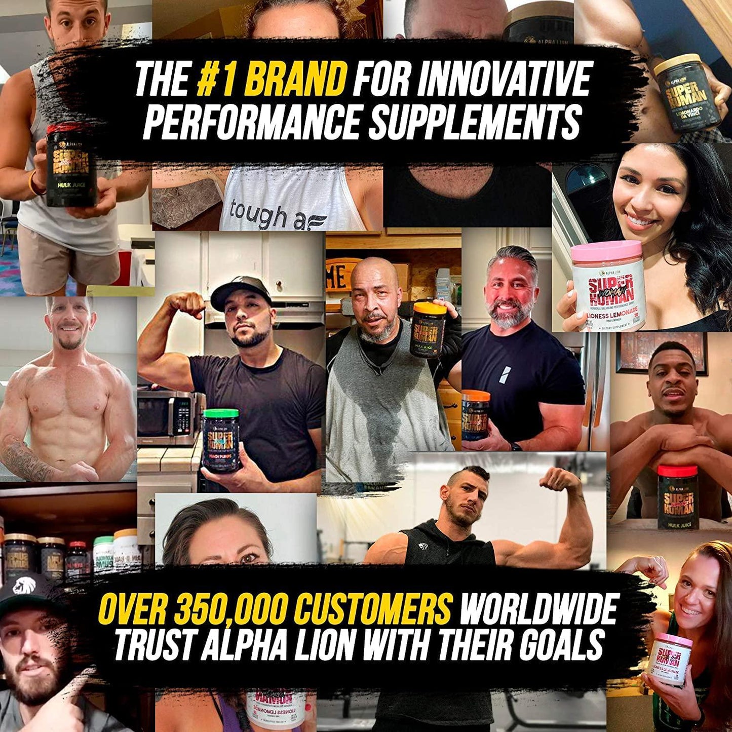 Alpha Lion Superhuman Post, Post Workout Recovery, Fast Acting Post Workout for Men and Women (25 Servings, Gainy Smith Apple)