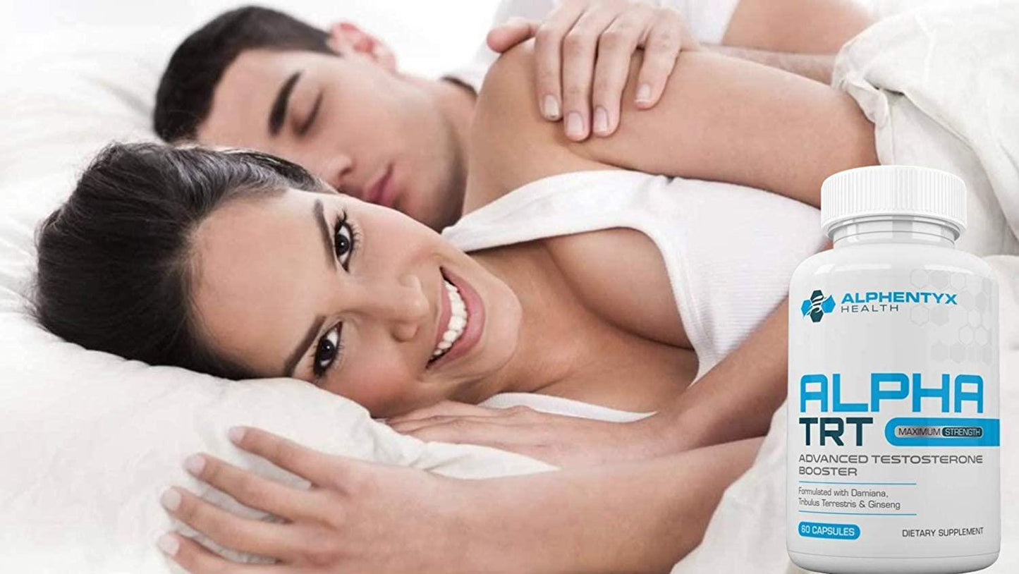 Alphentyx Health Alpha TRT - Maximum Strength - Advanced Testosterone Booster - Increase Energy and Lean Muscle Mass