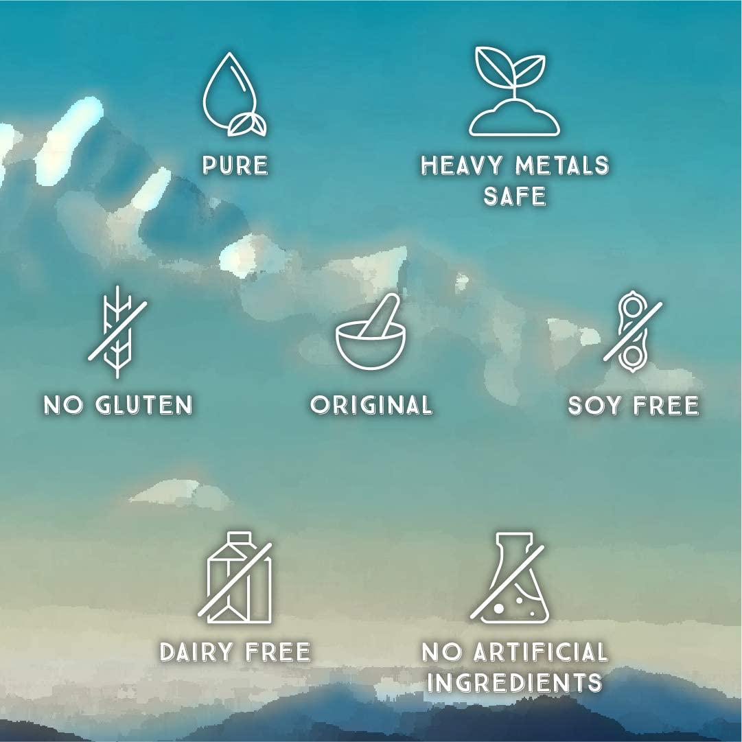 Altai Shilajit Resin from Pure Himalayan Shilajit - Measuring Spoon, 100 Servings / 15gm, 100% Pure Siberian Mumio, Natural Source of Fulvic Acid and Minerals