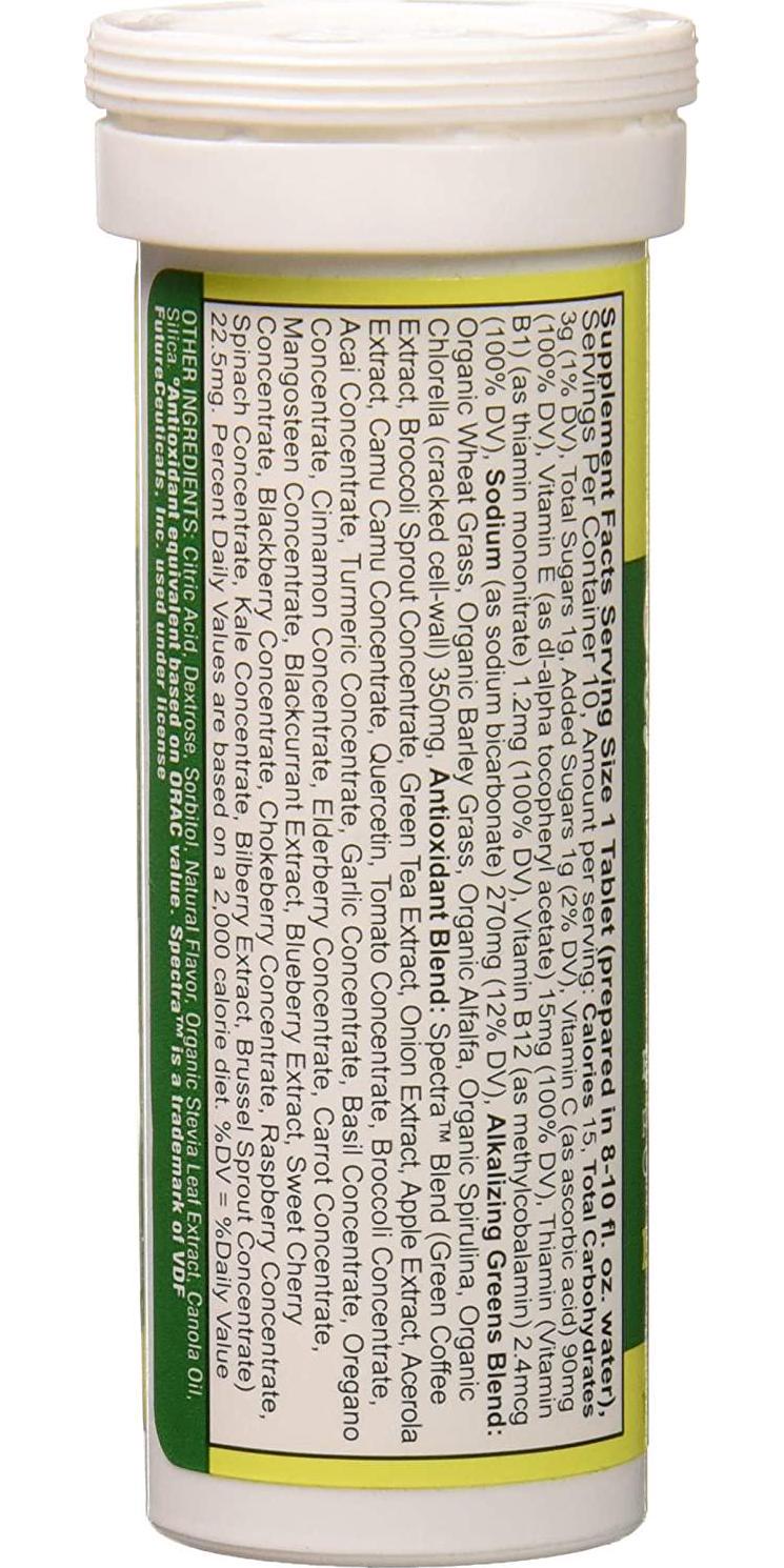 Amazing Grass Lemon Lime Green Superfood Drink Tabs, 10 CT