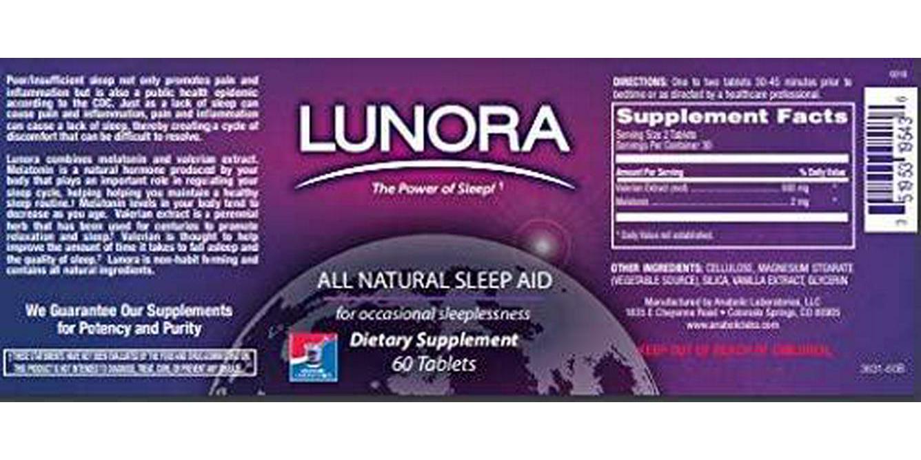 Anabolic Laboratories Lunora All Natural Sleep Support