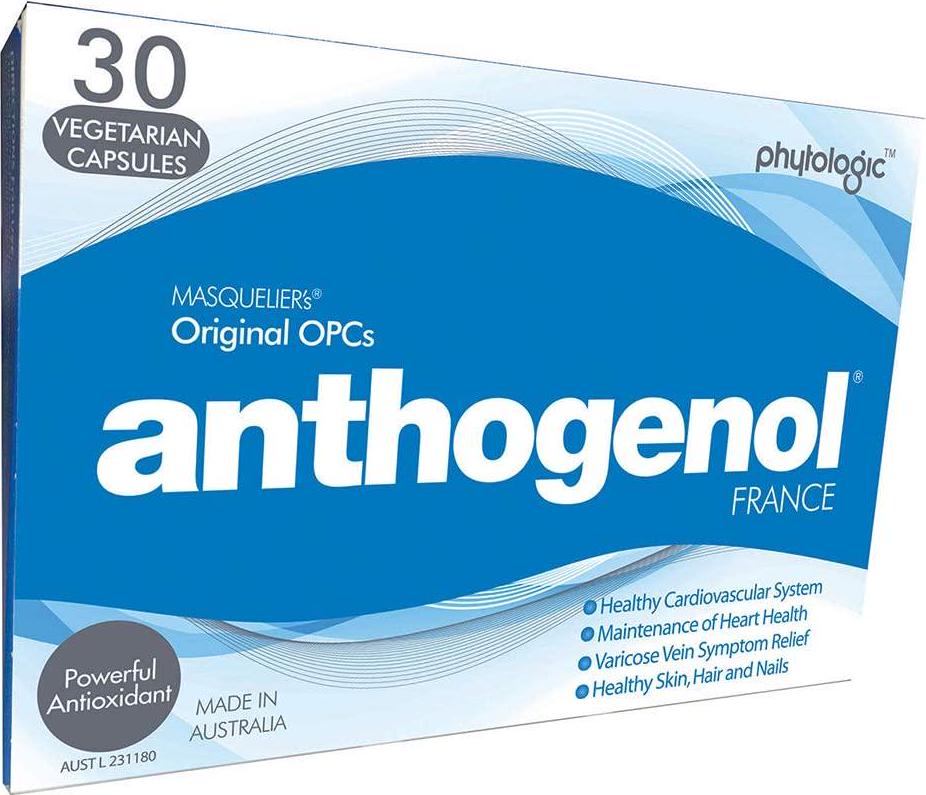 Anthogenol Anthogenol Original 30 Vegetarian Capsules, 30 count