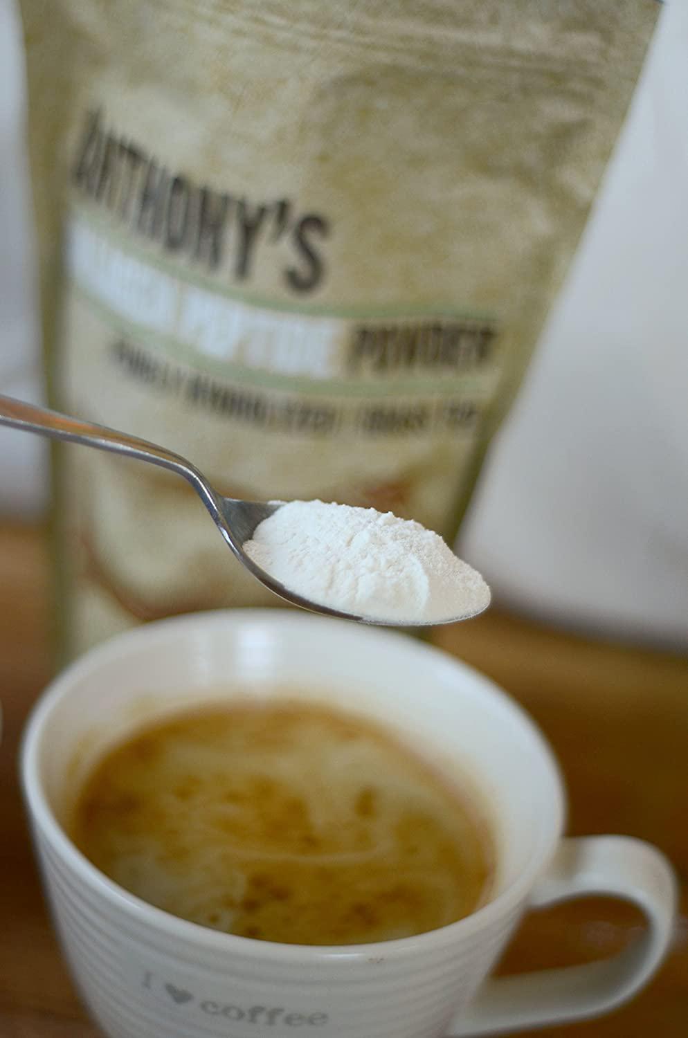 Anthony's Collagen Peptide Powder, 1Lb, Pure Hydrolyzed, Gluten Free, Keto and Paleo Friendly