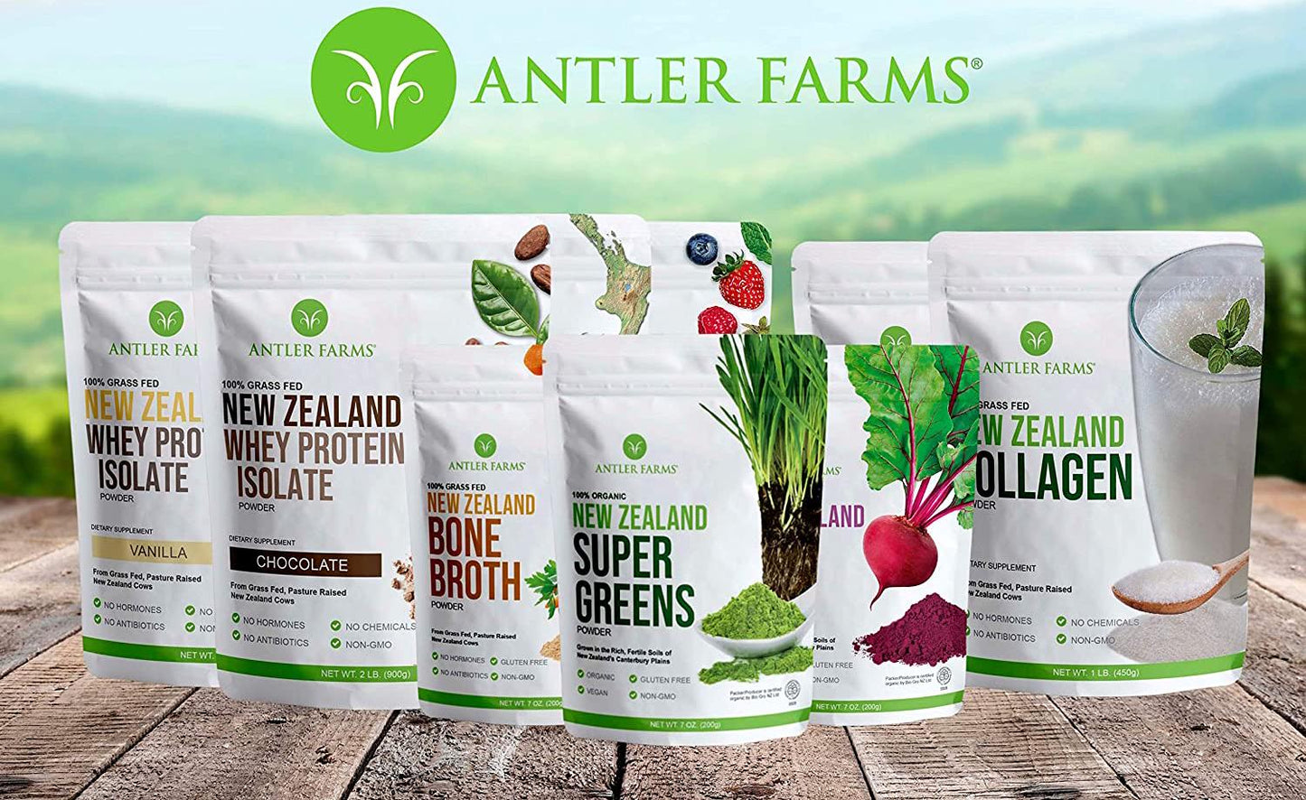 Antler Farms - 100% Pure Wild Caught New Zealand Fish Oil from Deep Ocean, Cold Water Fish, 120 Softgels - Clean, Fresh Omega-3 EPA + DHA Supplement, Keto Friendly, Super Clean