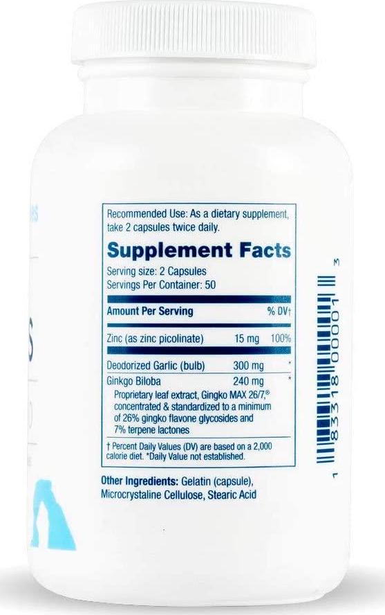 Arches Tinnitus Starter Kit - Now with Ginkgo Max 26/7 - Natural Tinnitus Treatment for Relief from Ringing Ears - 4 Bottles - 100 Day Supply