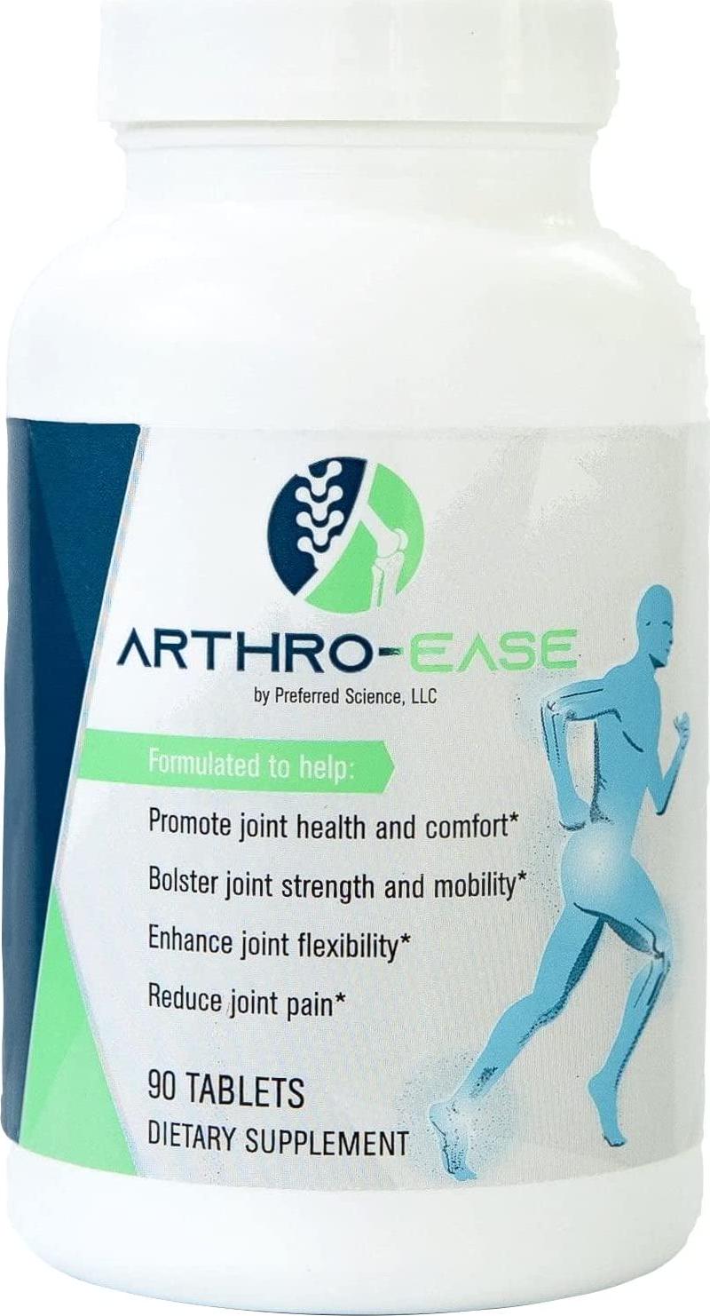 Arhto-Ease | 4025 mg | 30 Day Supply | Glucosamine Chondroitin | MSM and Turmeric | Advanced Formula for Joint Support | Non-GMO, Gluten Free