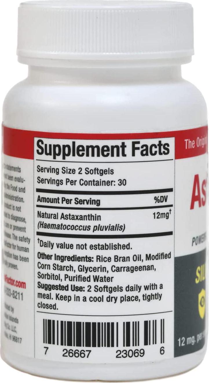 AstaFactor Silver Lifestyle Astaxanthin Supplement