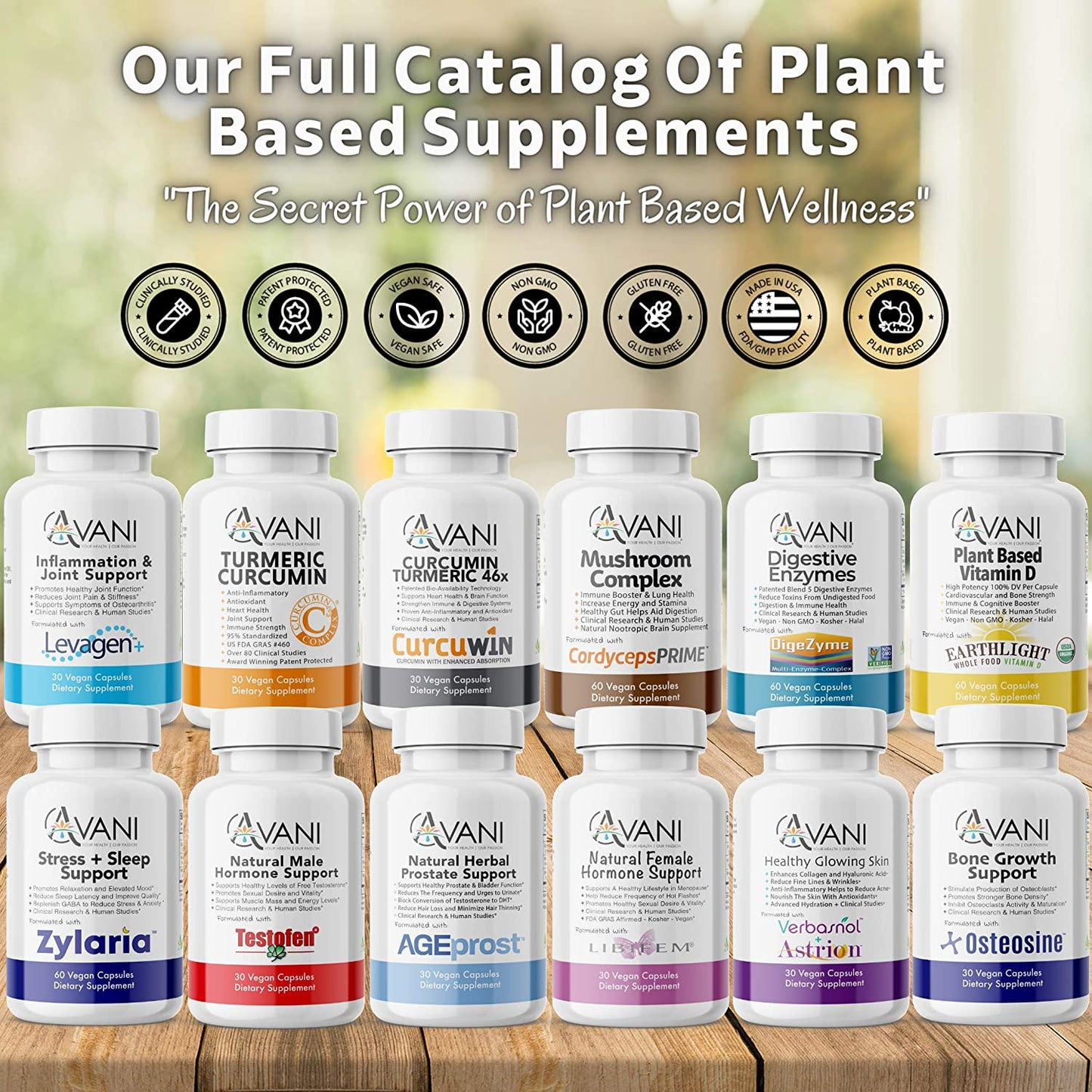 Avani Health - CurcuWIN Award Winning Turmeric Curcumin - Clinically Studied Anti-Inflammatory + Antioxidant - Enhanced Absorption with Bioperine and AstraGin Gluten Free - Non-GMO - 30 Vegan Caps