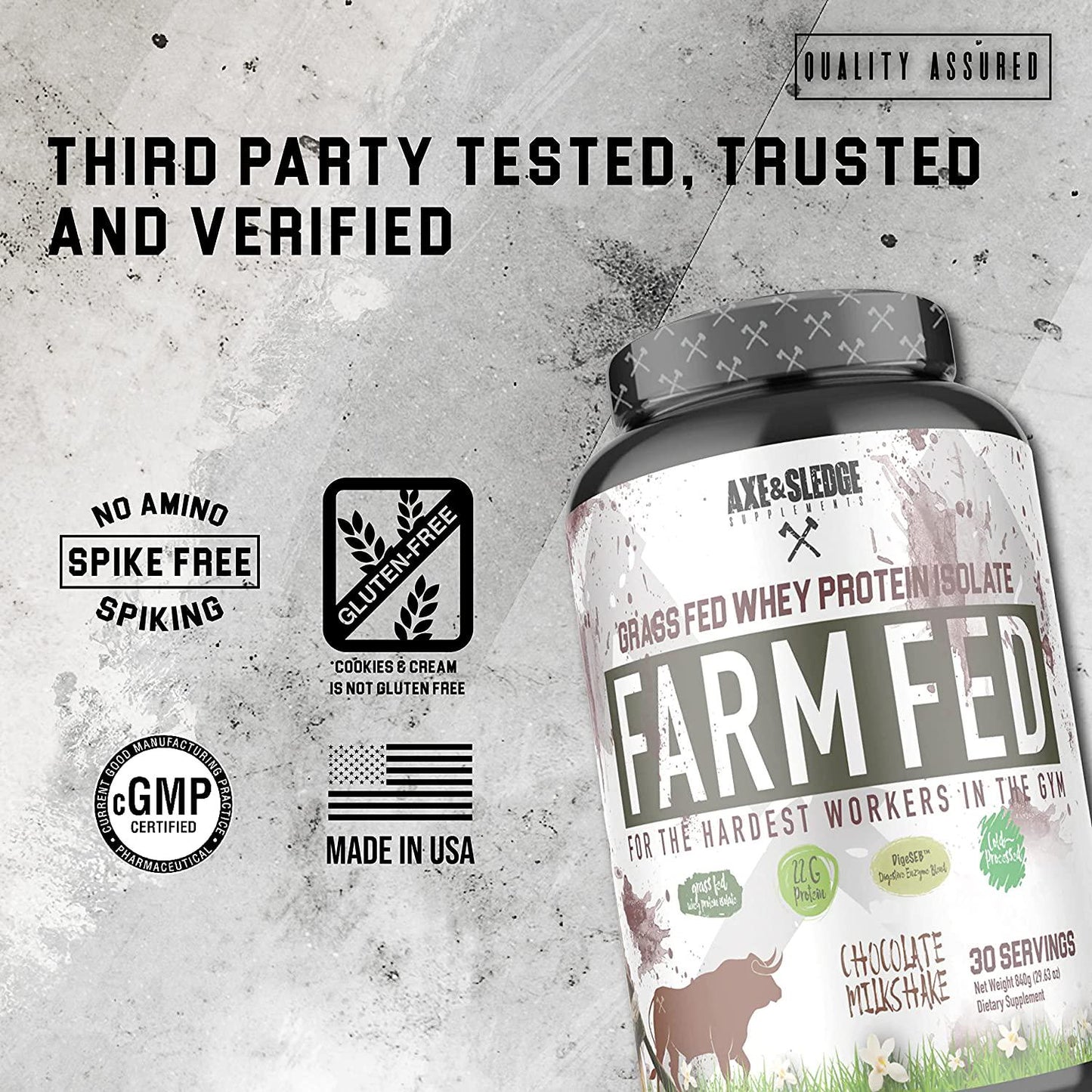 Axe and Sledge Farm Fed 30 Serves Glazed Donuts