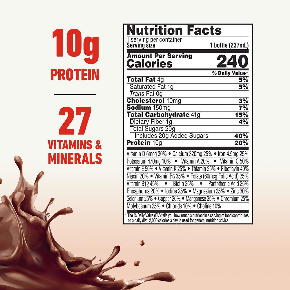 BOOST Max Nutritional Drink, 30g Protein, Rich Chocolate, 11 Ounce Bottle (Pack of 12) and Original Complete Nutritional Drink, Rich Chocolate, 8 Fl Oz (Pack of 24)