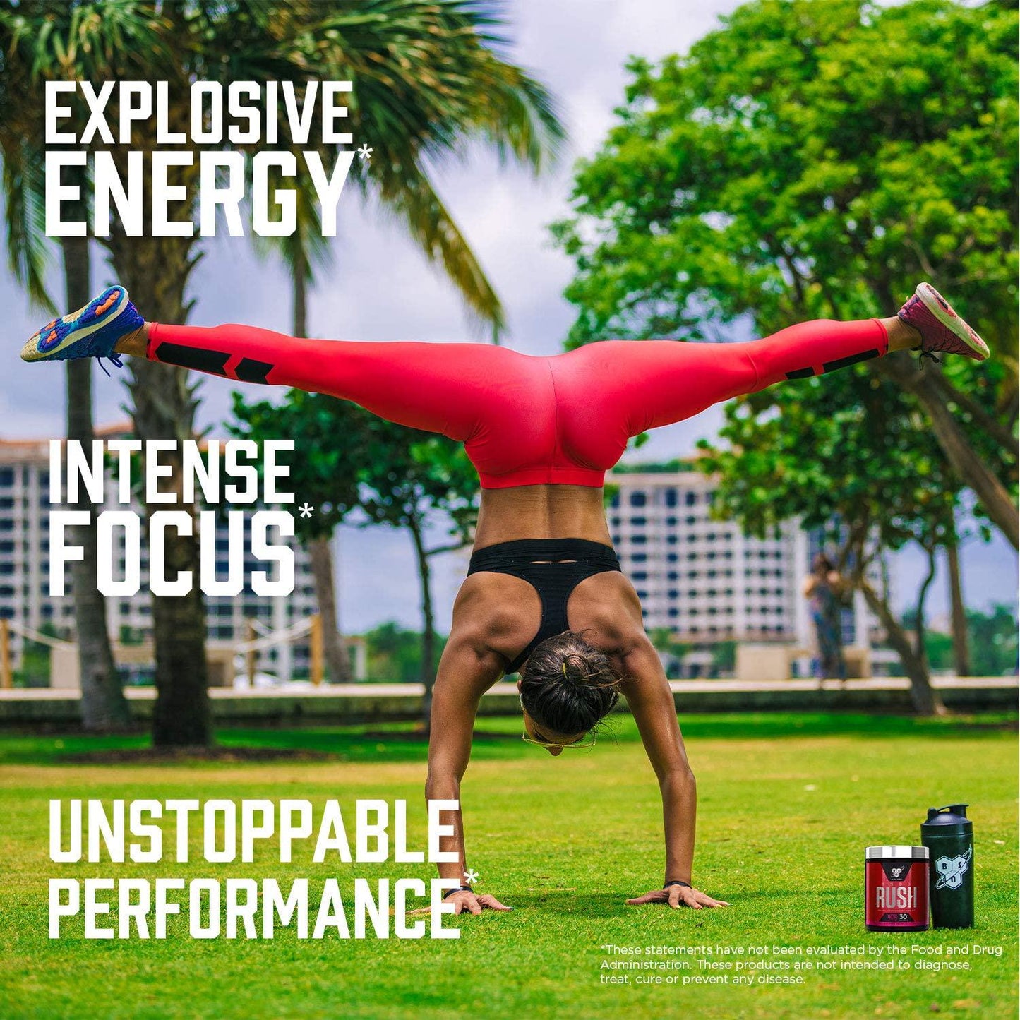 BSN Endorush Pre-Workout Powder, Energy Supplement for Men and Women, 300mg of Caffeine, with Beta-Alanine and Creatine, Fruit Punch, 30 Servings