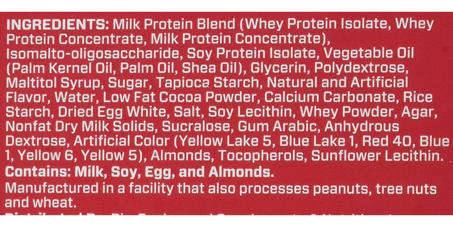 BSN Protein Bars - Protein Crisp Bar by Syntha-6, Whey Protein, 20g of Protein, Gluten Free, Low Sugar, Cold Stone Creamery Mint Mint Chocolate Chip, 12 Count