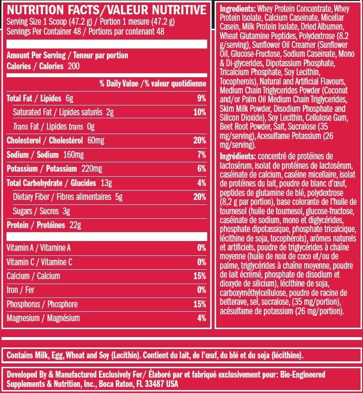 BSN SYNTHA-6 Whey Protein Powder, Micellar Casein, Milk Protein Isolate, Strawberry Milkshake, 48 Servings, 80 Oz