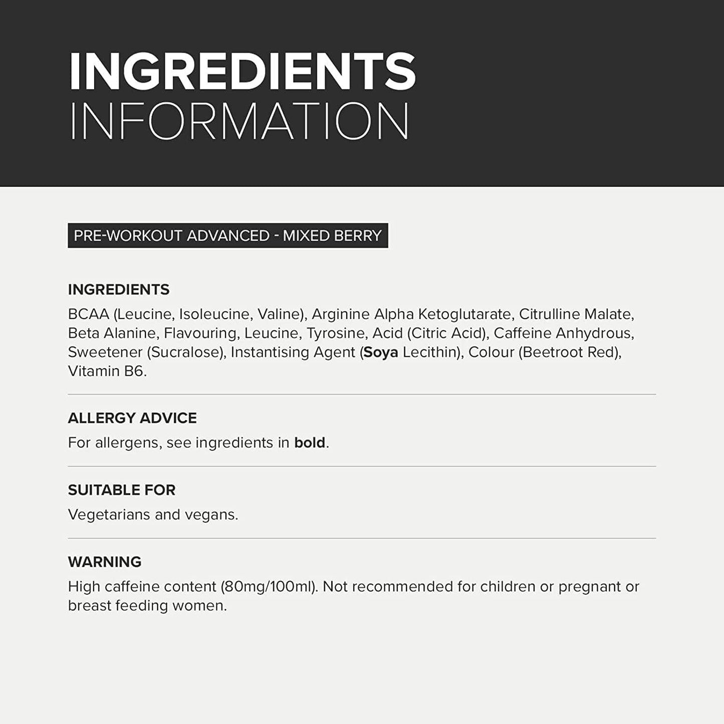 BULK POWDERS Complete Pre Workout Advanced, Mixed Berry, 1 kg