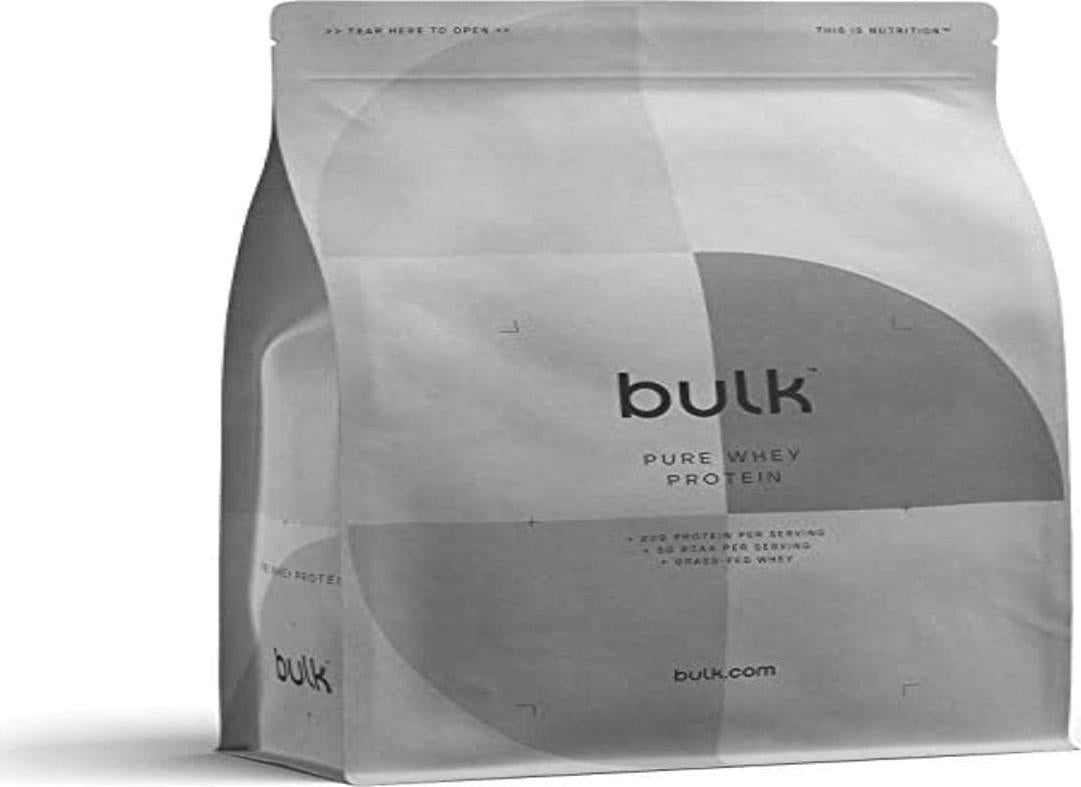 BULK POWDERS Pure Whey Protein Powder Shake, Vanilla, 1 kg