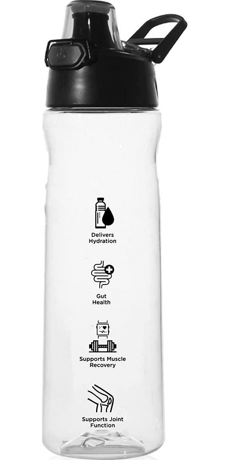 Bala Turmeric Enzyme Electrolyte Powder Packets, Post Workout Muscle Recovery Drink, Sugar Free Keto Hydration Mix for Gut Health, Pineapple, 10 Pack with 34 OZ Premium Water Bottle