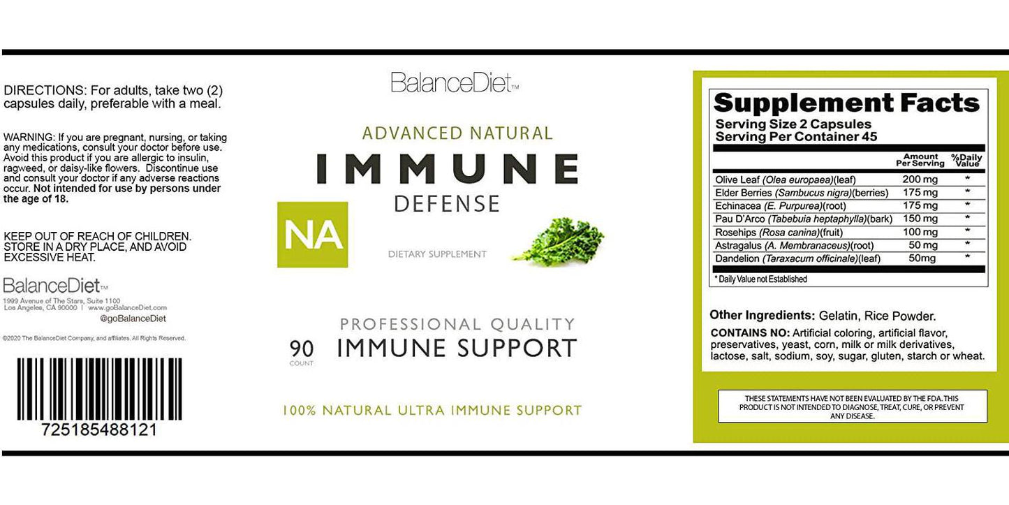 BalanceDiet Advanced Natural Immune Defense