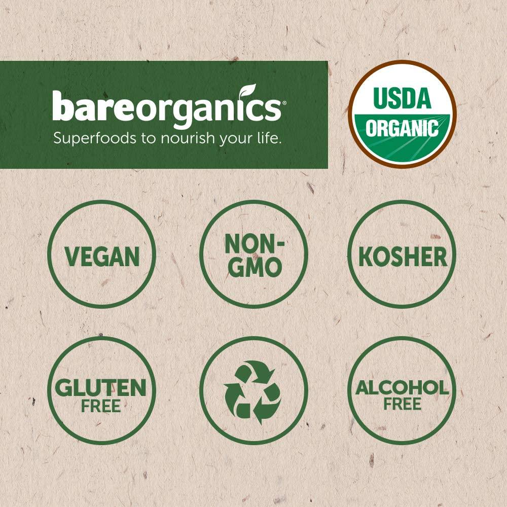 BareOrganics Licorice Root Liquid Drops, 1 Ounce (Organic)