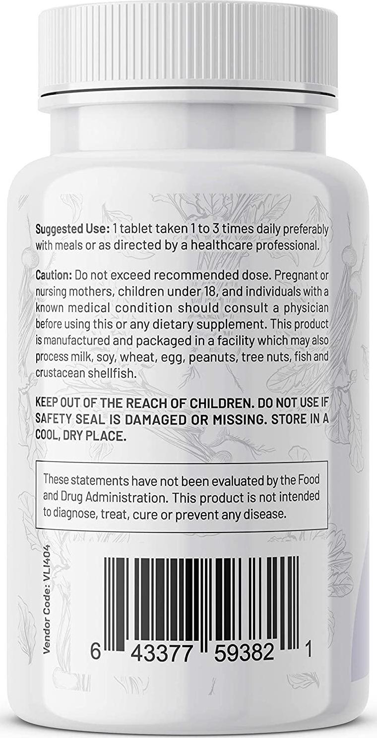 Beet Root Powder (120 Tablets), 675mg Beetroot Vitamin Pills, Nitric Oxide Supplement for Circulation, Blood Pressure and Super Athletic Performance - Not Capsules