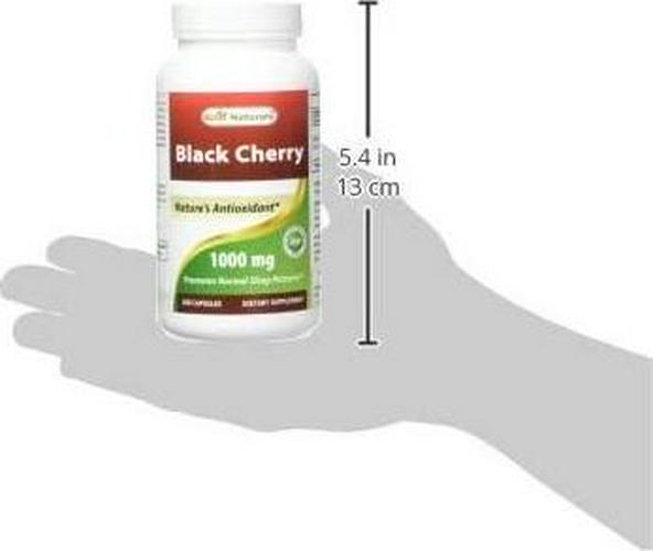 Best Naturals Black Cherry 1000 Mg Capsule, 180 Count