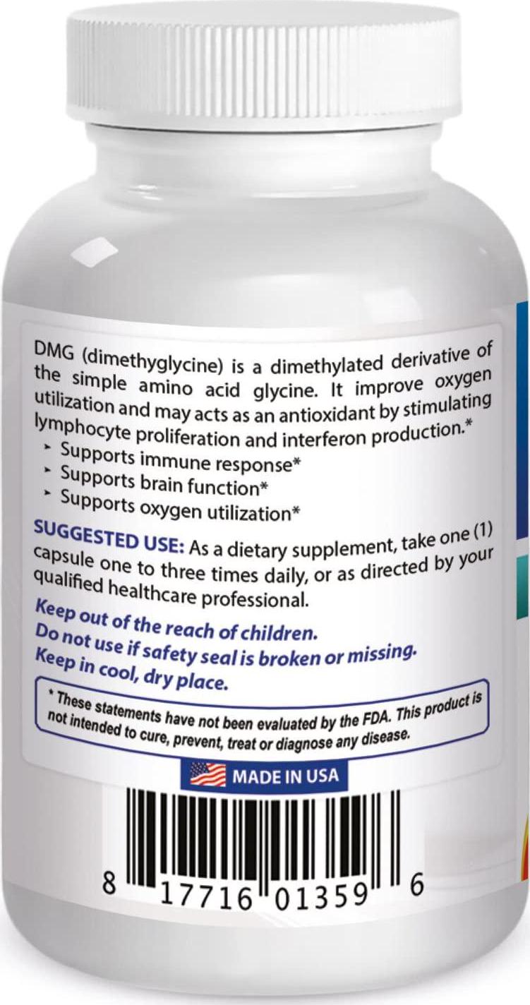 Best Naturals Dmg 125 Mg 120 Capsules