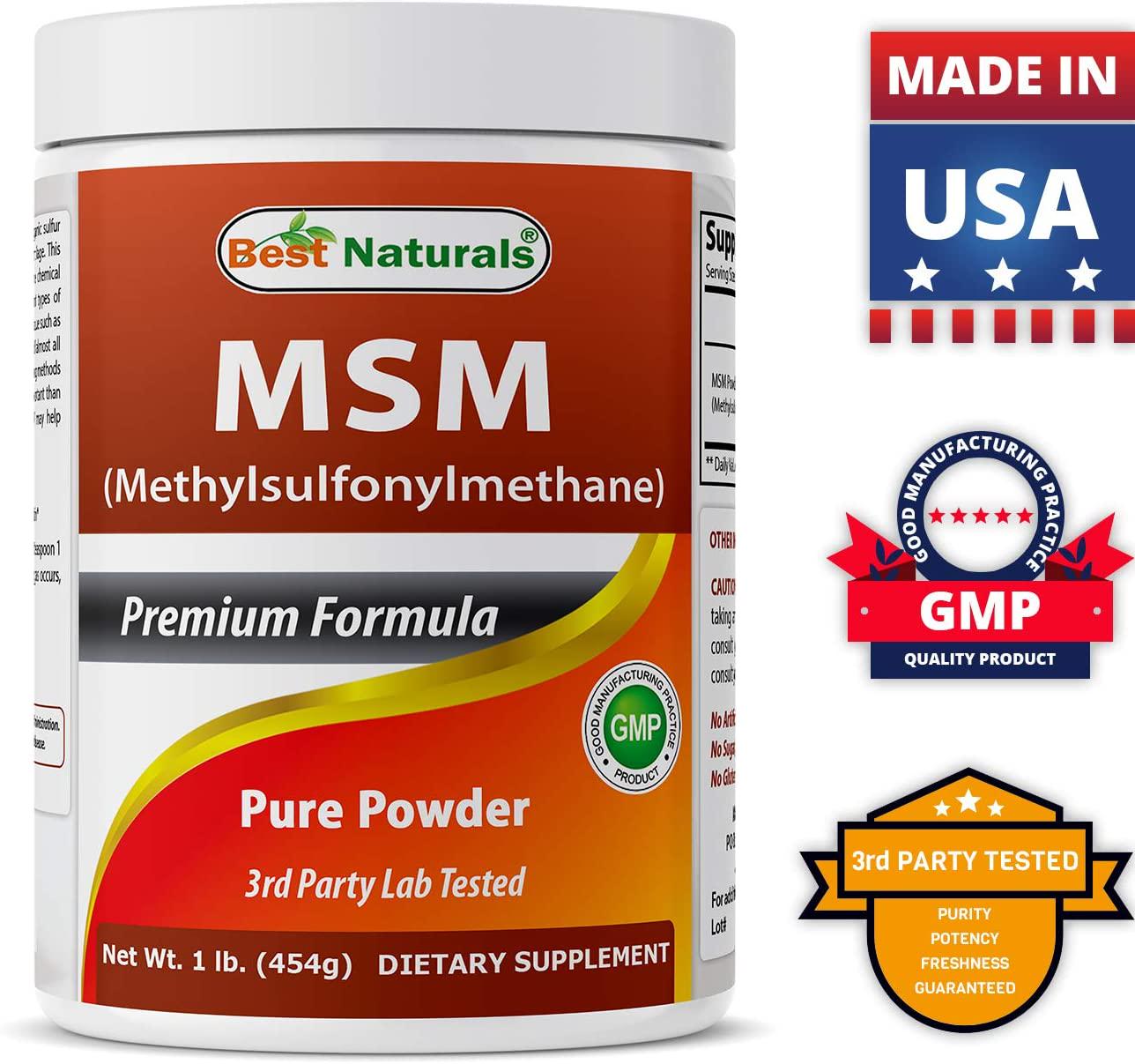Best Naturals MSM Pure Powder, 1 Lb
