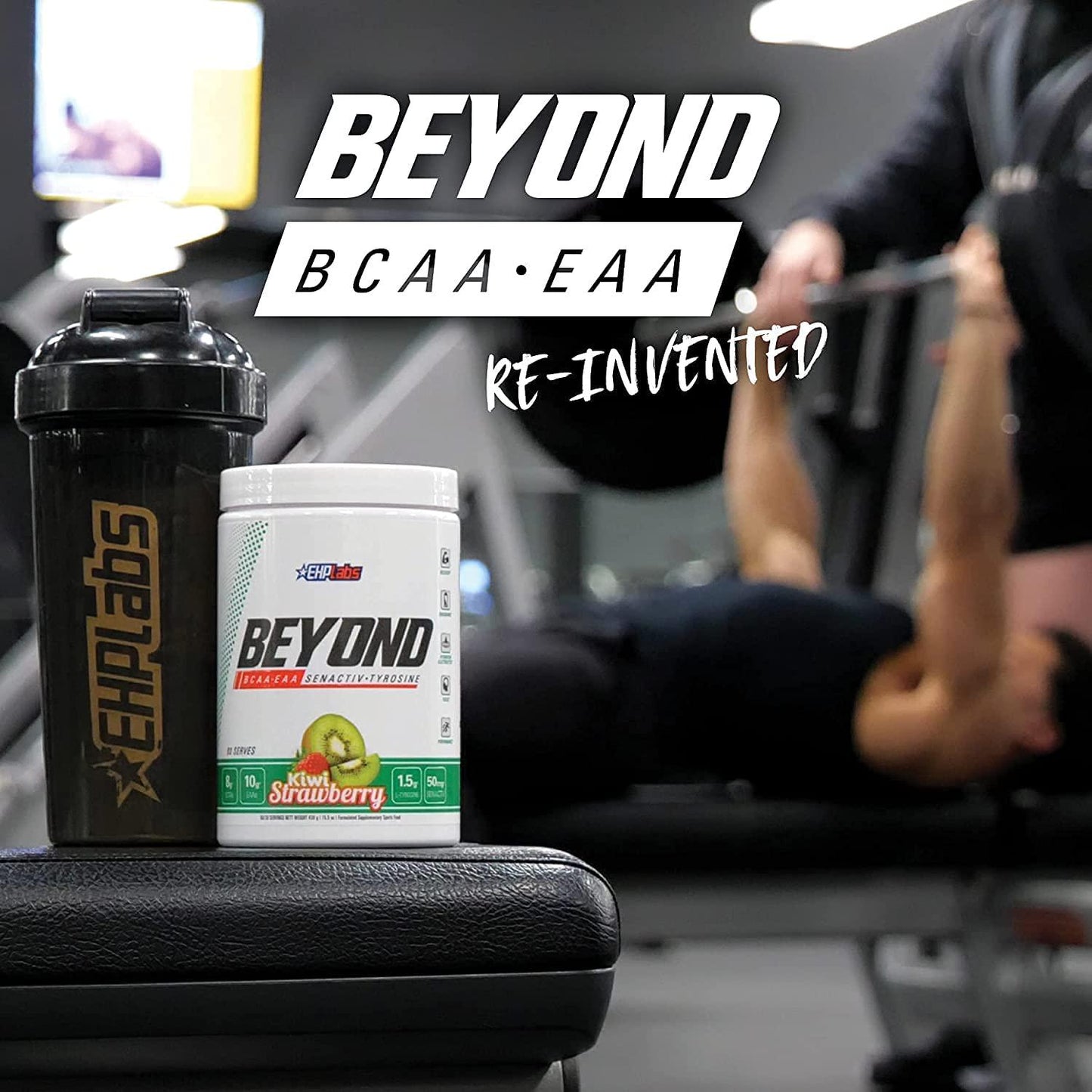 Beyond BCAA + EAA by EHPlabs - 10g of Essential Amino Acids, Assists with Muscle Endurance, Recovery and Fatigue (Dragon Fruit)