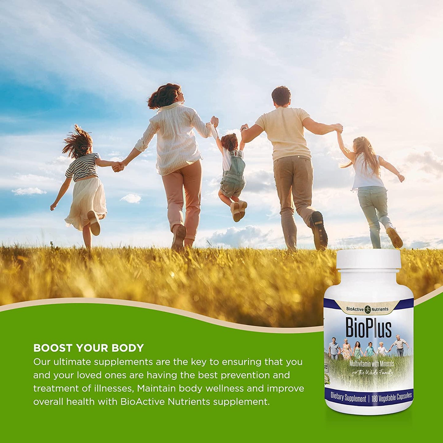 BioPLUS MultiVitamin/Minerals 180 caps by BioActive Nutrients