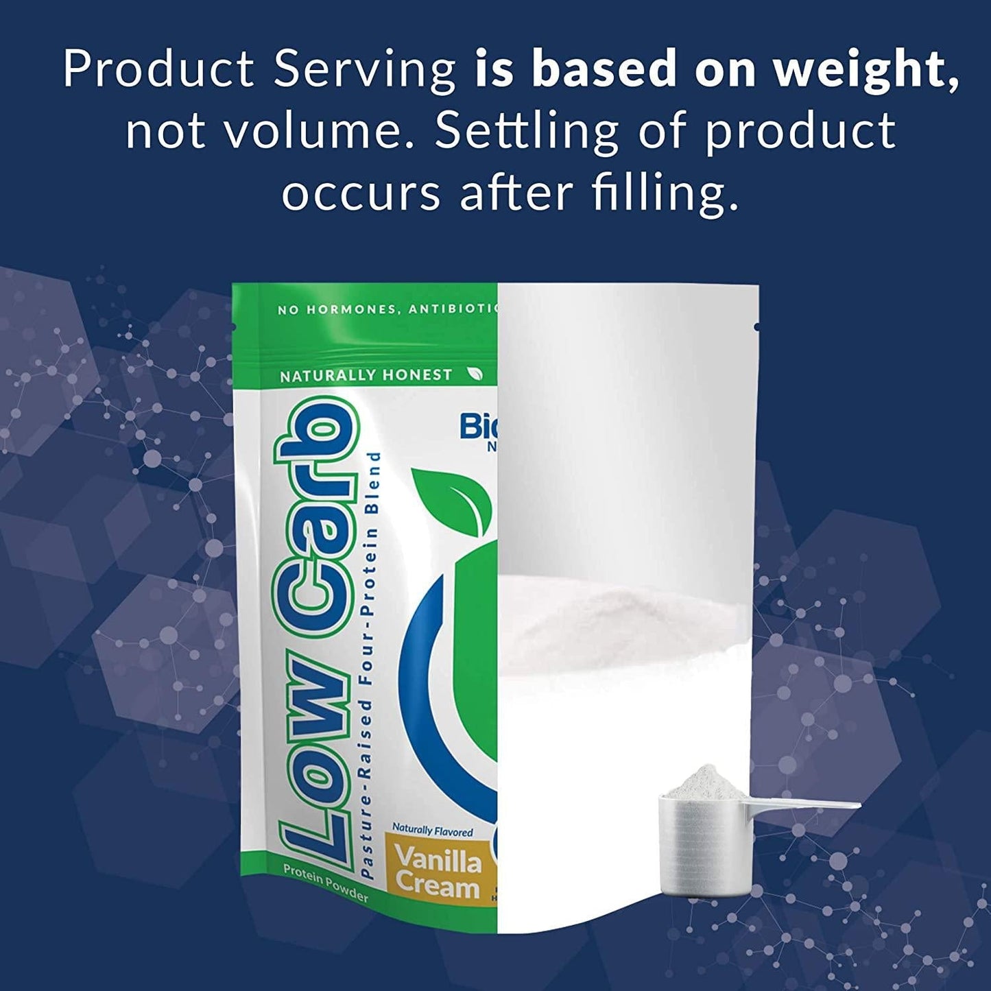 BioTrust Low Carb Natural and Delicious Protein Powder Whey and Casein Blend from Grass-Fed Hormone Free Cows, Non GMO, Soy Free, Gluten Free, Hormone and Antibiotic Free (6 Flavors) (Cafe Mocha)