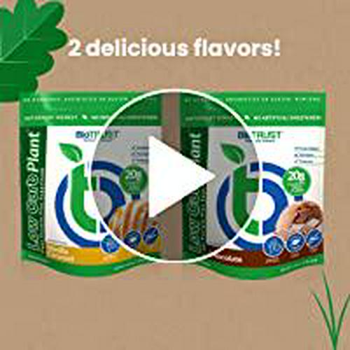 BioTrust Low Carb Plant, 20 Grams of Plant-Based Protein, 5 Grams Fiber, 15 Superfoods, Digestive Enzymes, Vegan, Dairy-Free, Non-GMO, Gluten and Soy-Free, 14 Servings (Vanilla Caramel)