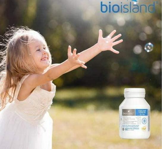 Bio Island Cod Liver Oil + Fish Oil Capsules for Kids, 90 count