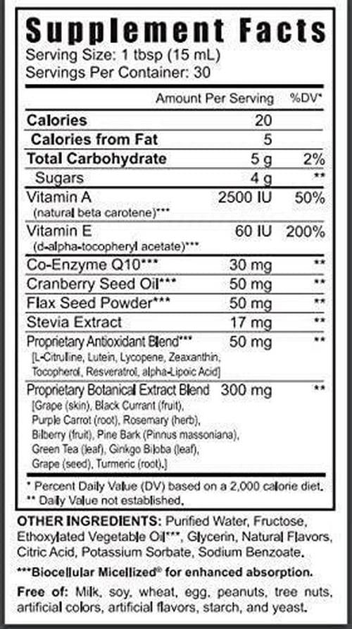 Biometics Cell Care Super Antioxidant Heart Health Formula, 15.2 fl.oz (450ml)