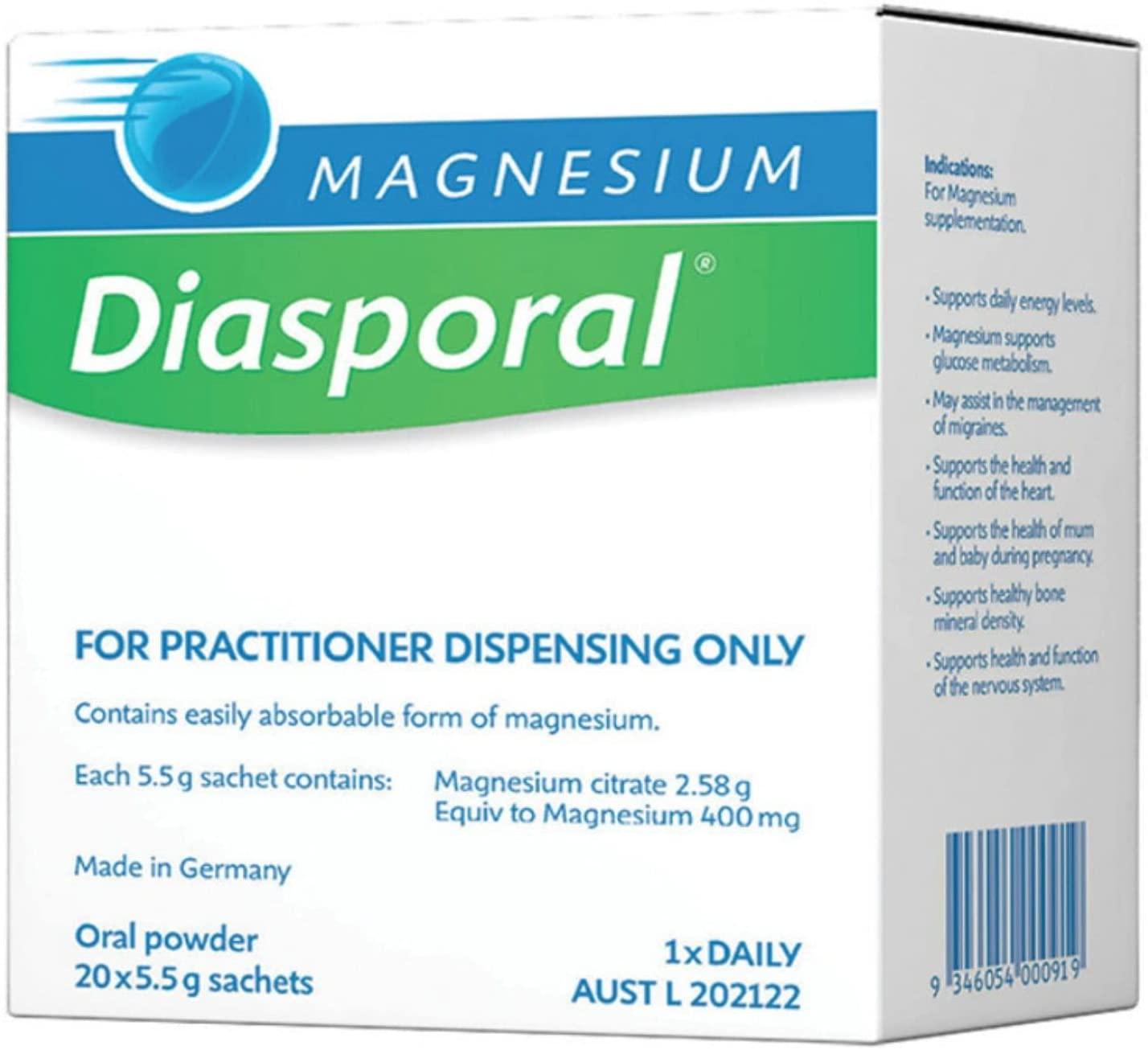 Biopractica Magnesium Diasporal Oral Powder 5.5 g x 20 Sachets