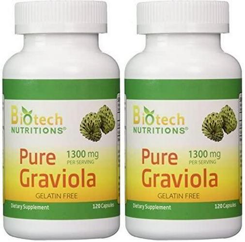 Biotech Nutritions Graviola 100% Pure Graviola (240 Capsules)