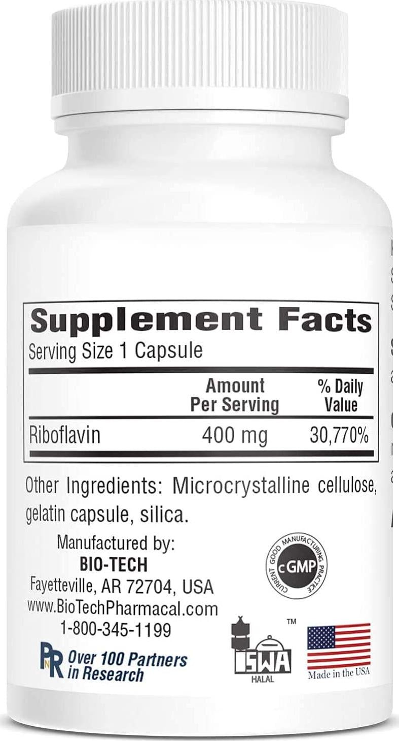 Biotech Pharmacal - B2-400 Riboflavin - 100 Count (Ffp)