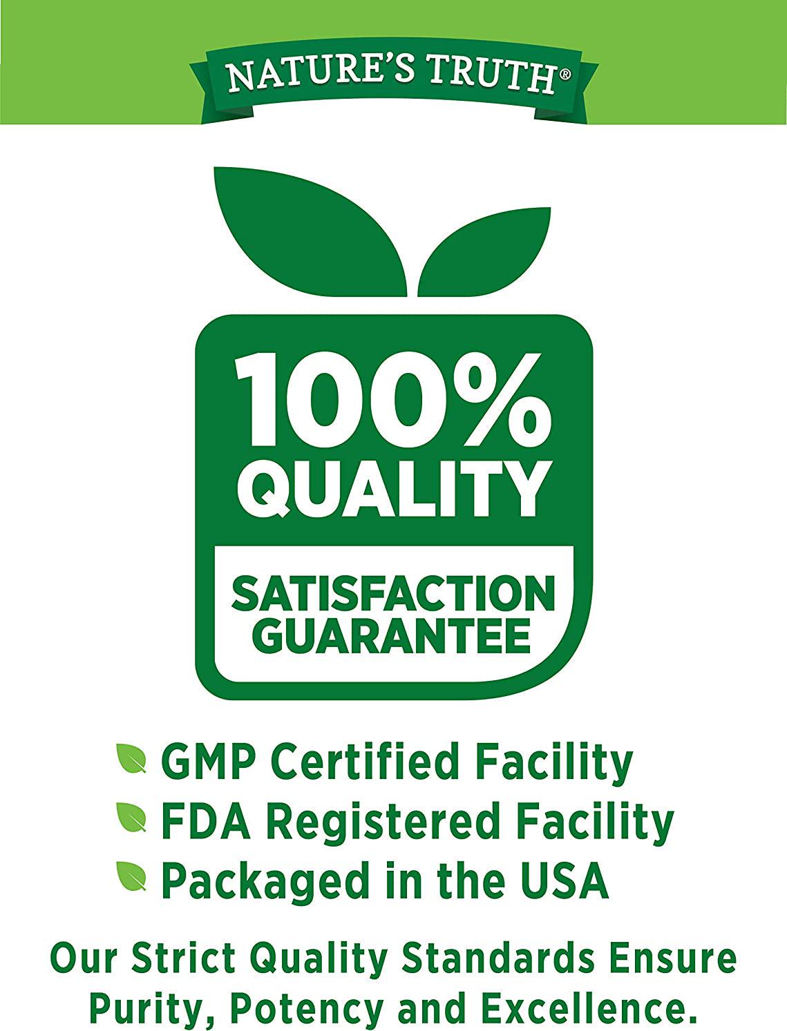 Biotin 10000mcg | 100 Softgels | Non-GMO Gluten Free Supplement | by Nature's Truth