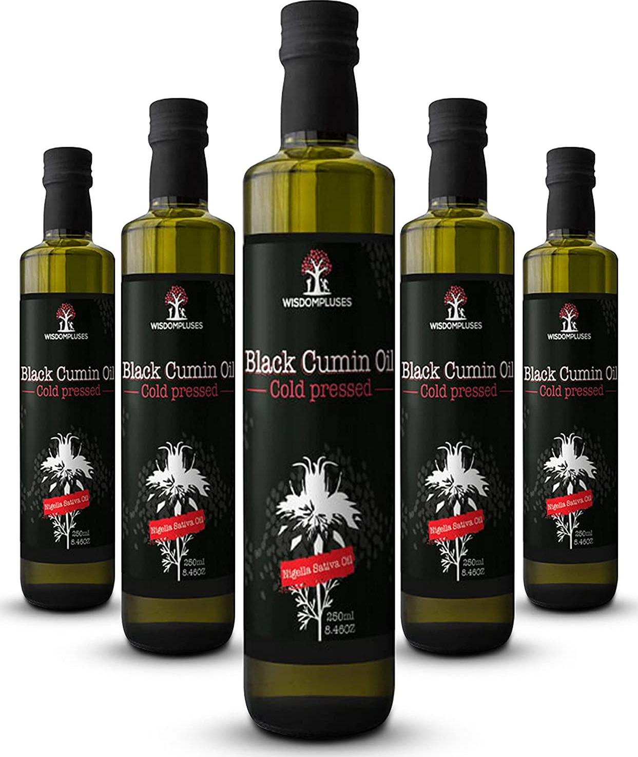 Black Seed Oil Organic,Nigella Sativa, Extra Virgin Unrefined Certified, No Preservatives Cold Pressed ,Rich in Omega 3,6,9,High Thymoquinone, Antioxidant, Immune and Digestive System Support, USDA Certified,Gluten Free,8.46 Fl Oz