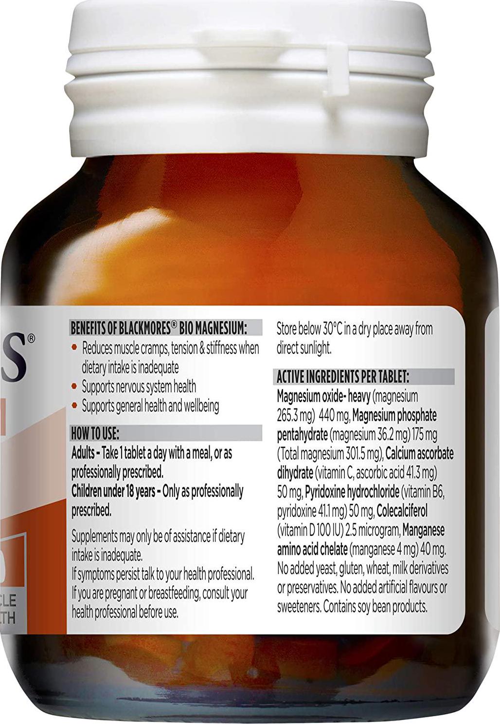 Blackmores Bio Magnesium (50 Tablets)