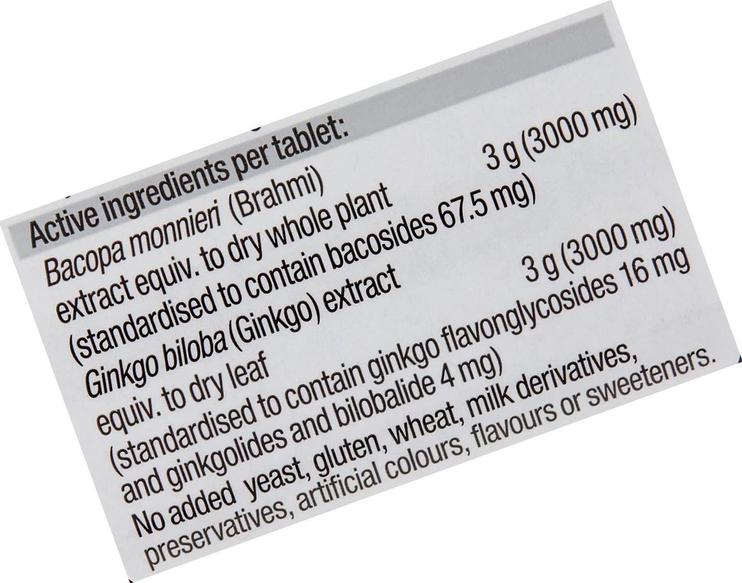 Blackmores Ginkgo Brahmi (40 Tablets)