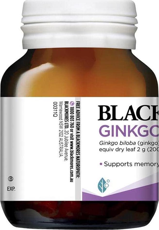 Blackmores Ginkgo Forte (80 Tablets)