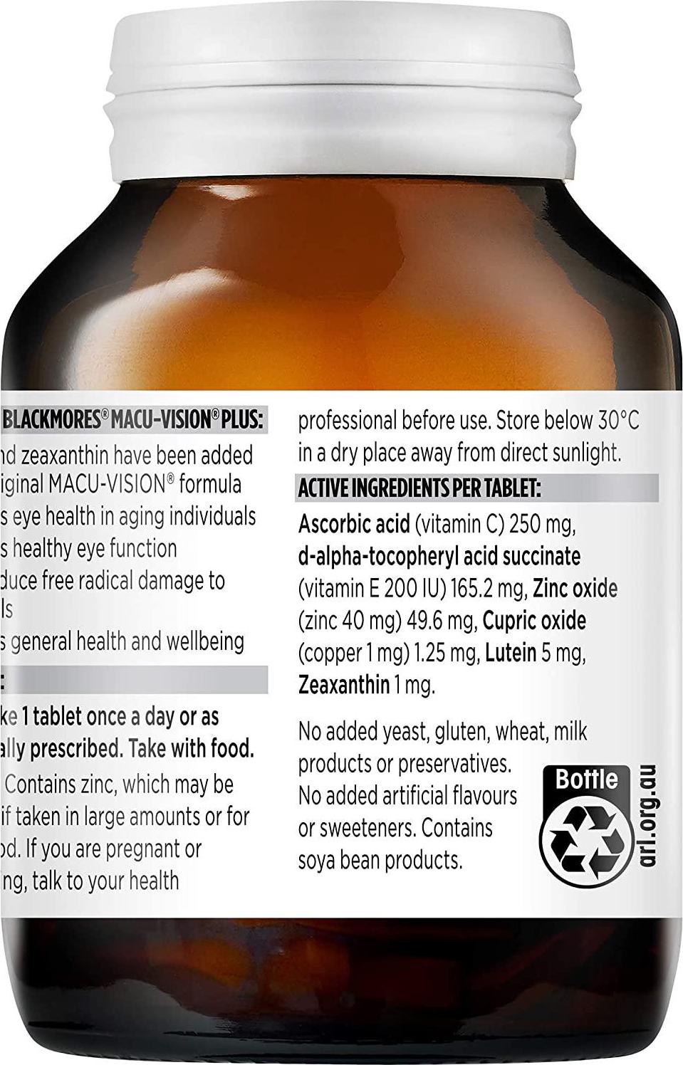 Blackmores Macu-Vision Plus (120 Tablets)