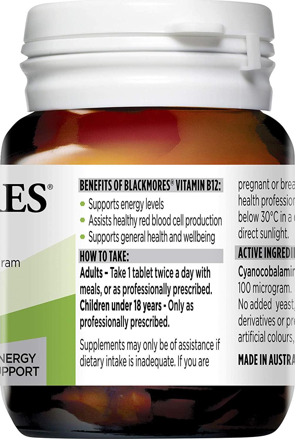 Blackmores Vitamin B12 (75 Tablets)