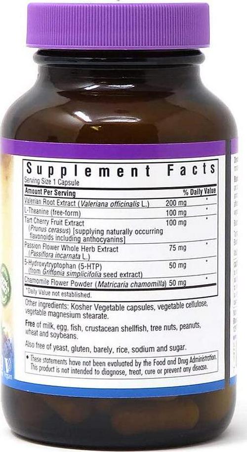 Bluebonnet Nutrition Targeted Choice Sleep Support Herbal Blend, 60 Count