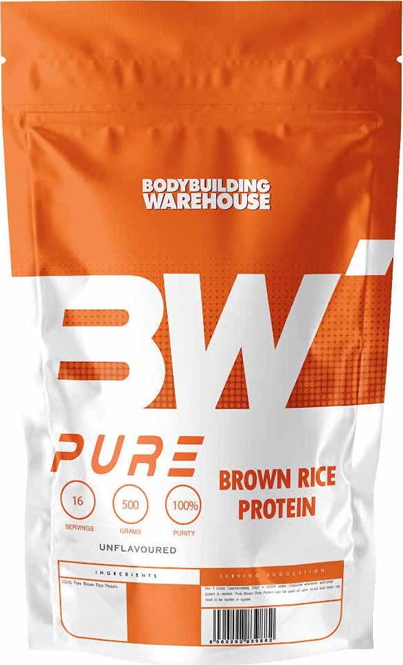 Bodybuilding Warehouse Pure Brown Rice Protein Concentrate 80 Powder 2.5 kg